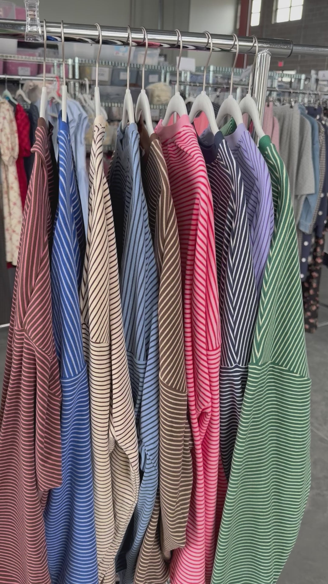 Porter Fleece Stripe Long Sleeve
