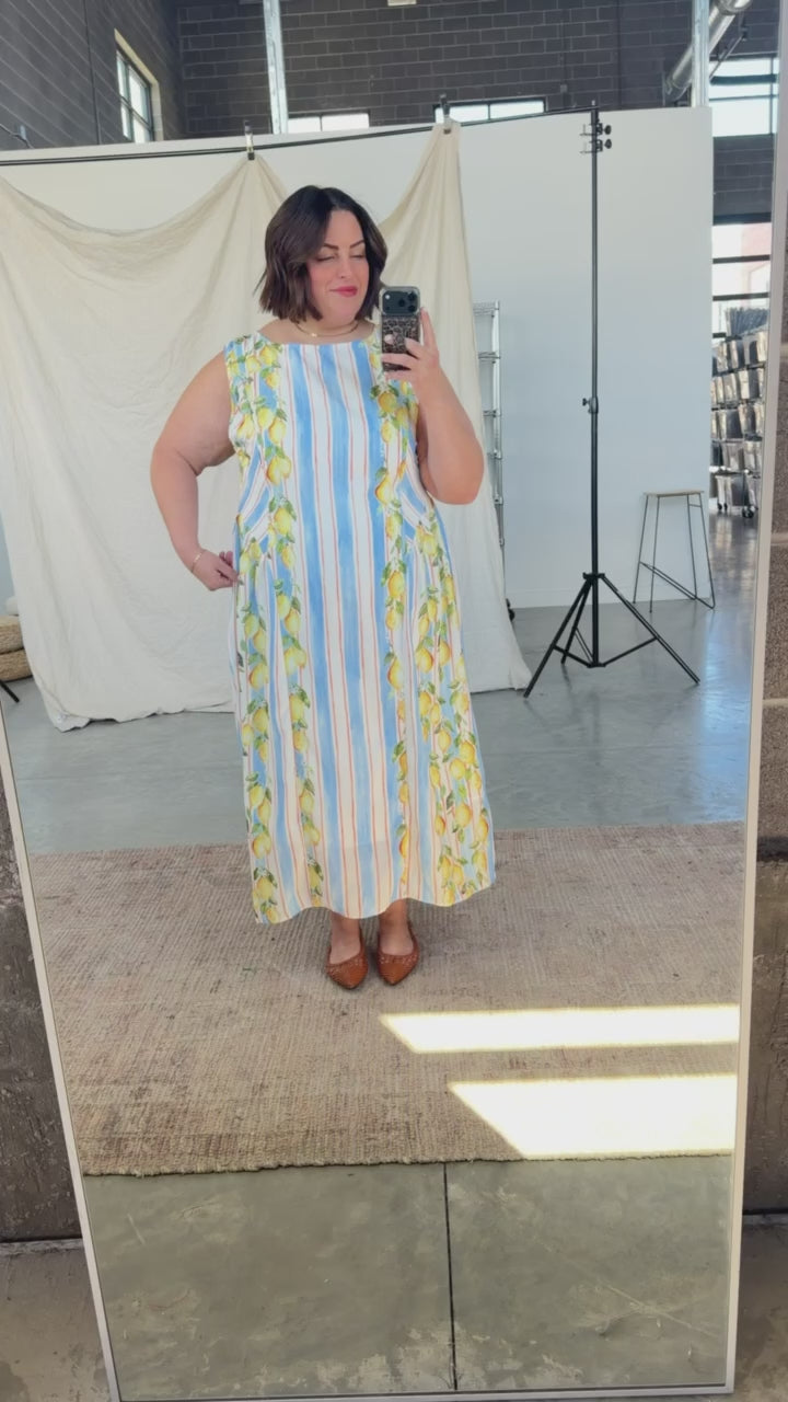 Limoncello Stripe Maxi