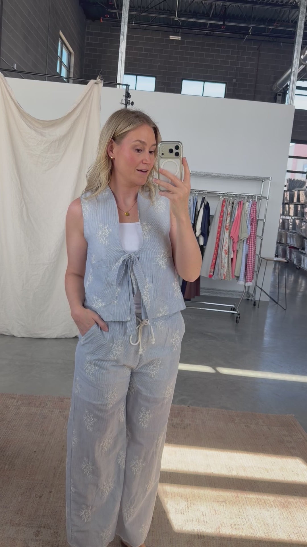 Del Mar Embroidered Vest