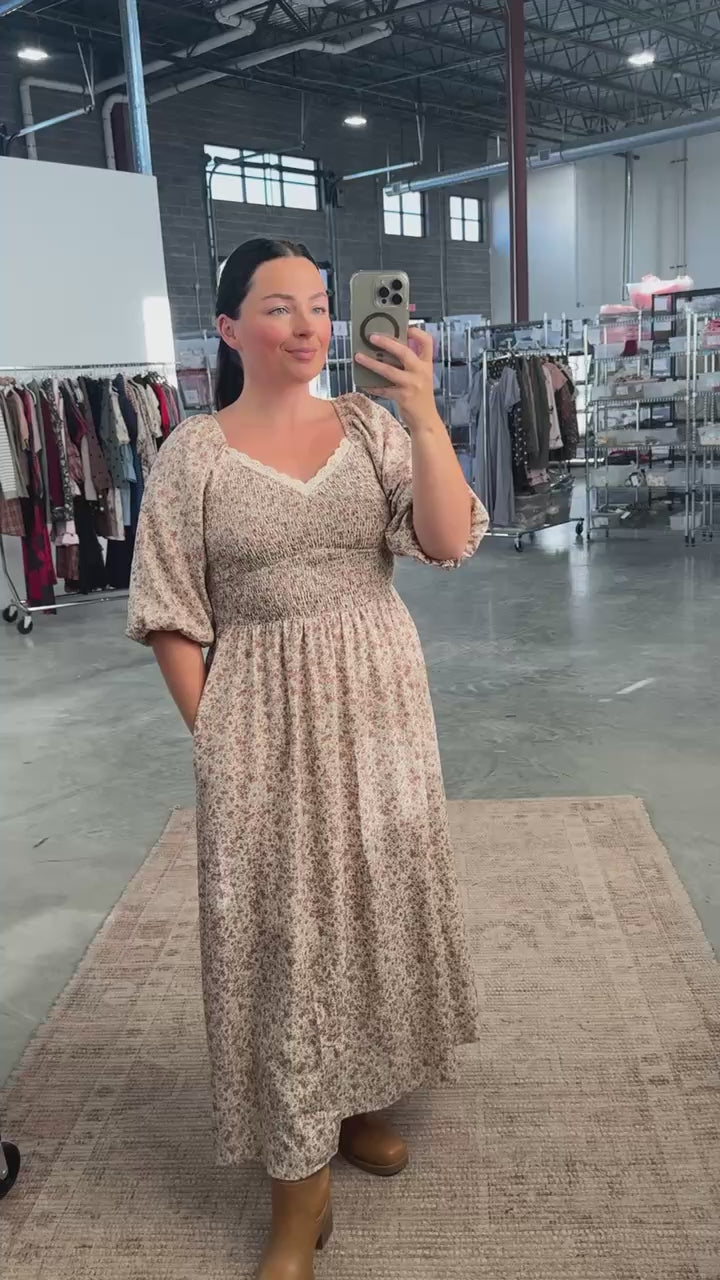 Amelia Floral Maxi Dress