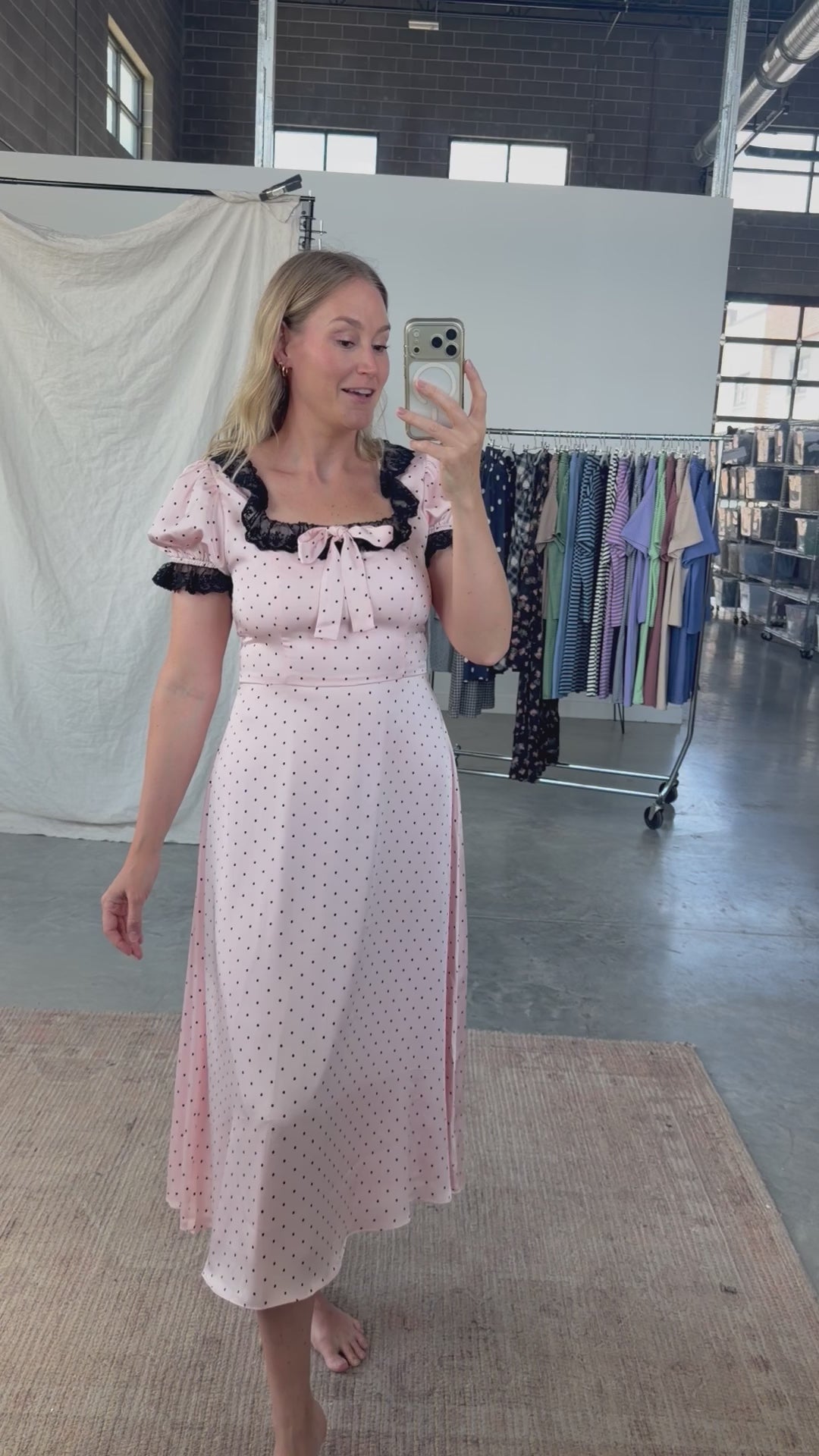 Sabrina Dot Dress