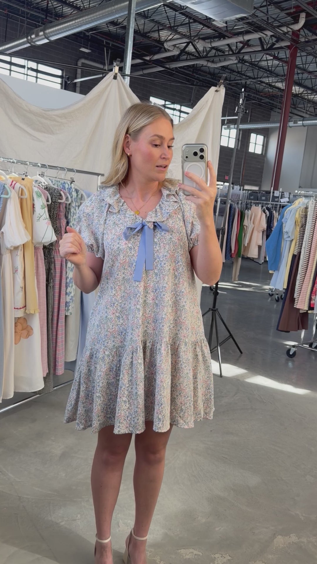 Spring Fling Ditsy Floral Dress