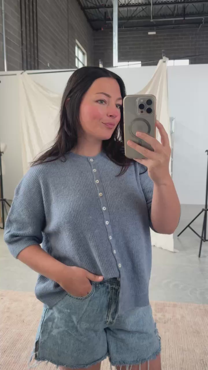 Elise Short Sleeve Cardigan