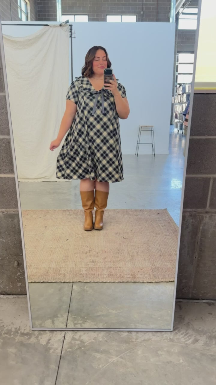 Highland Honey Plaid Dress