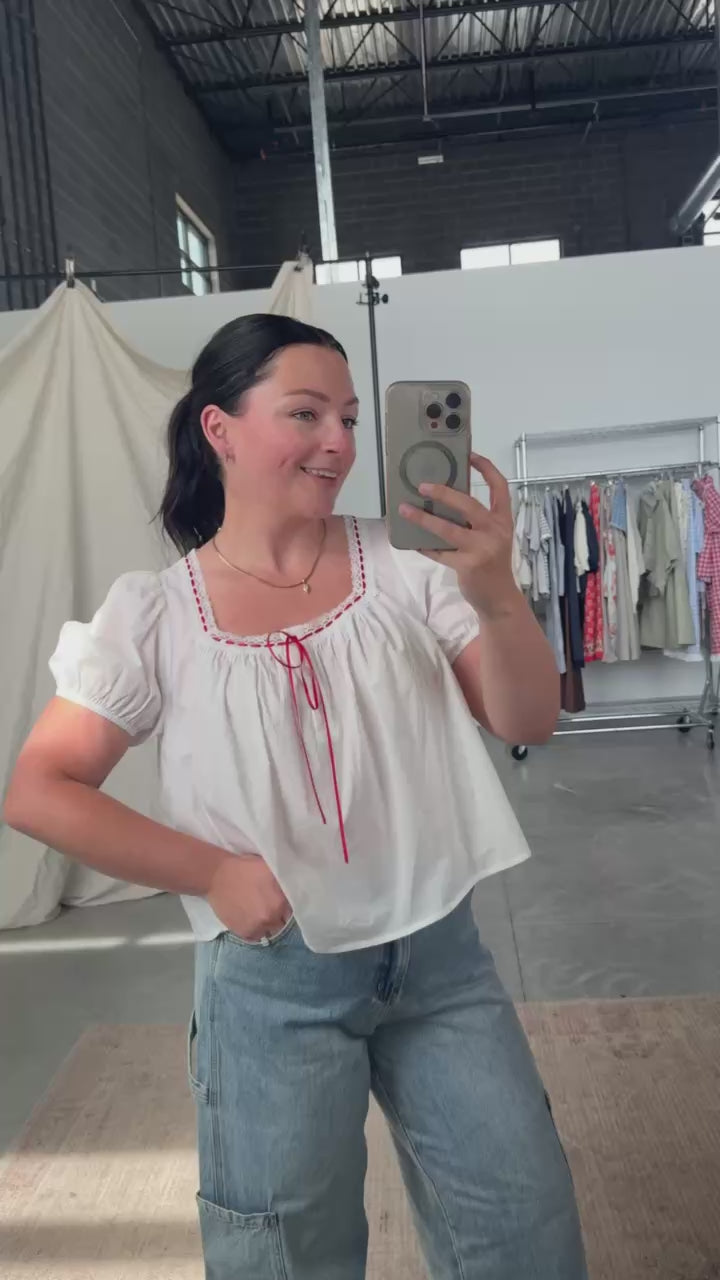 Della Ribbon Blouse