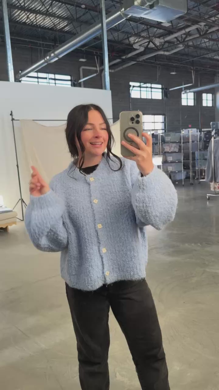 Rachel Cardigan in Blue