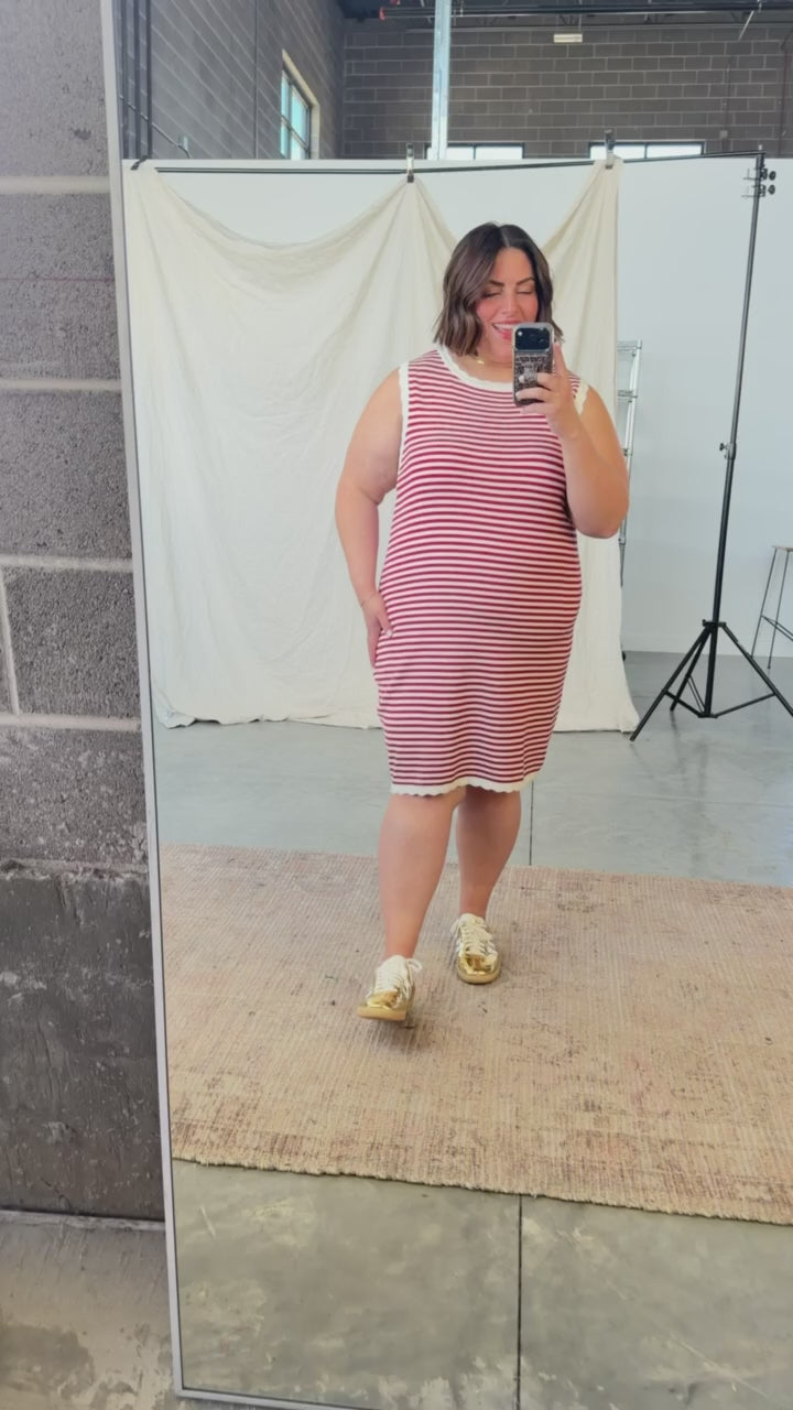 Hampton Knit Stripe Dress