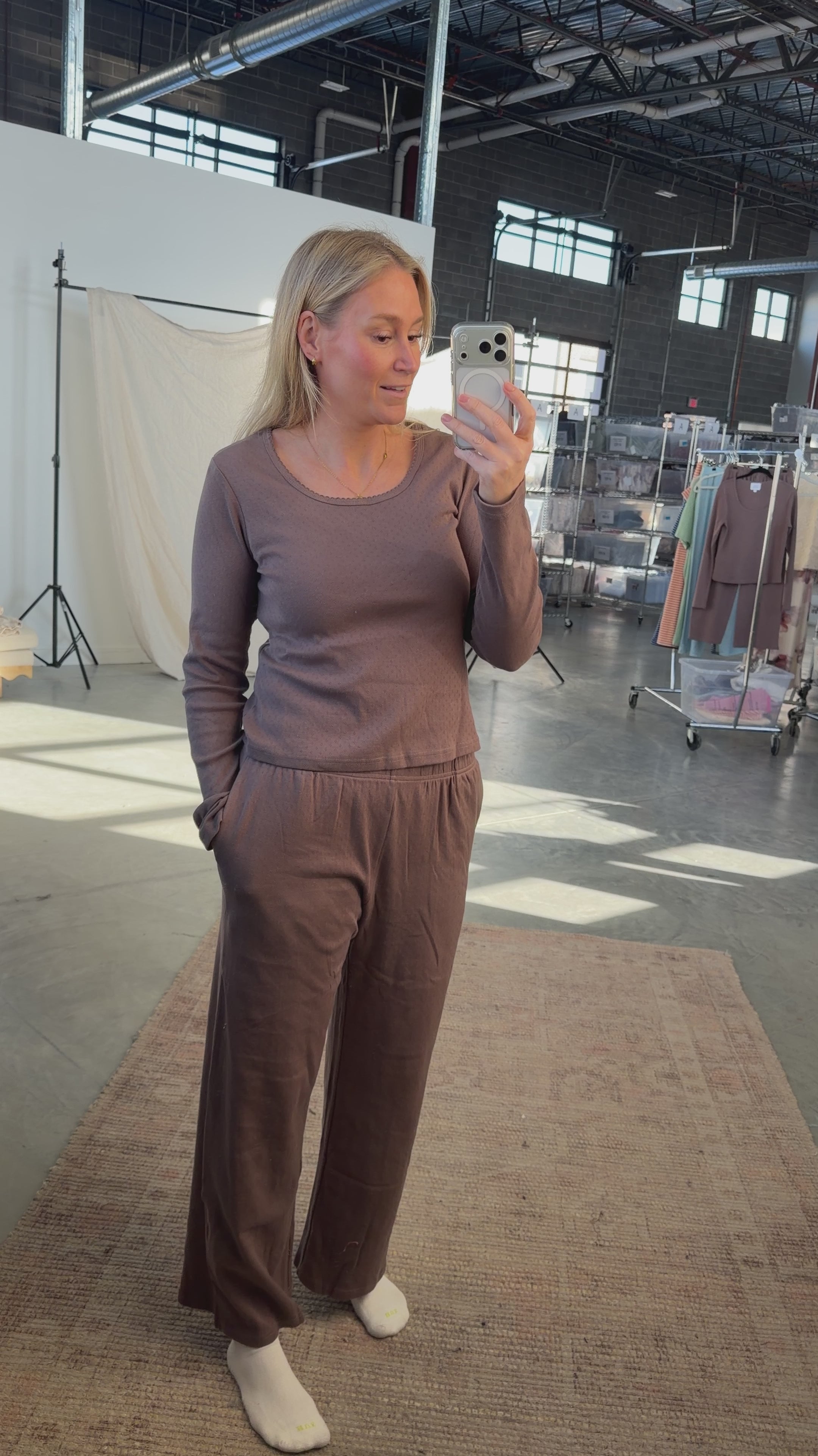 Everyday Feeling Pointelle Long Sleeve