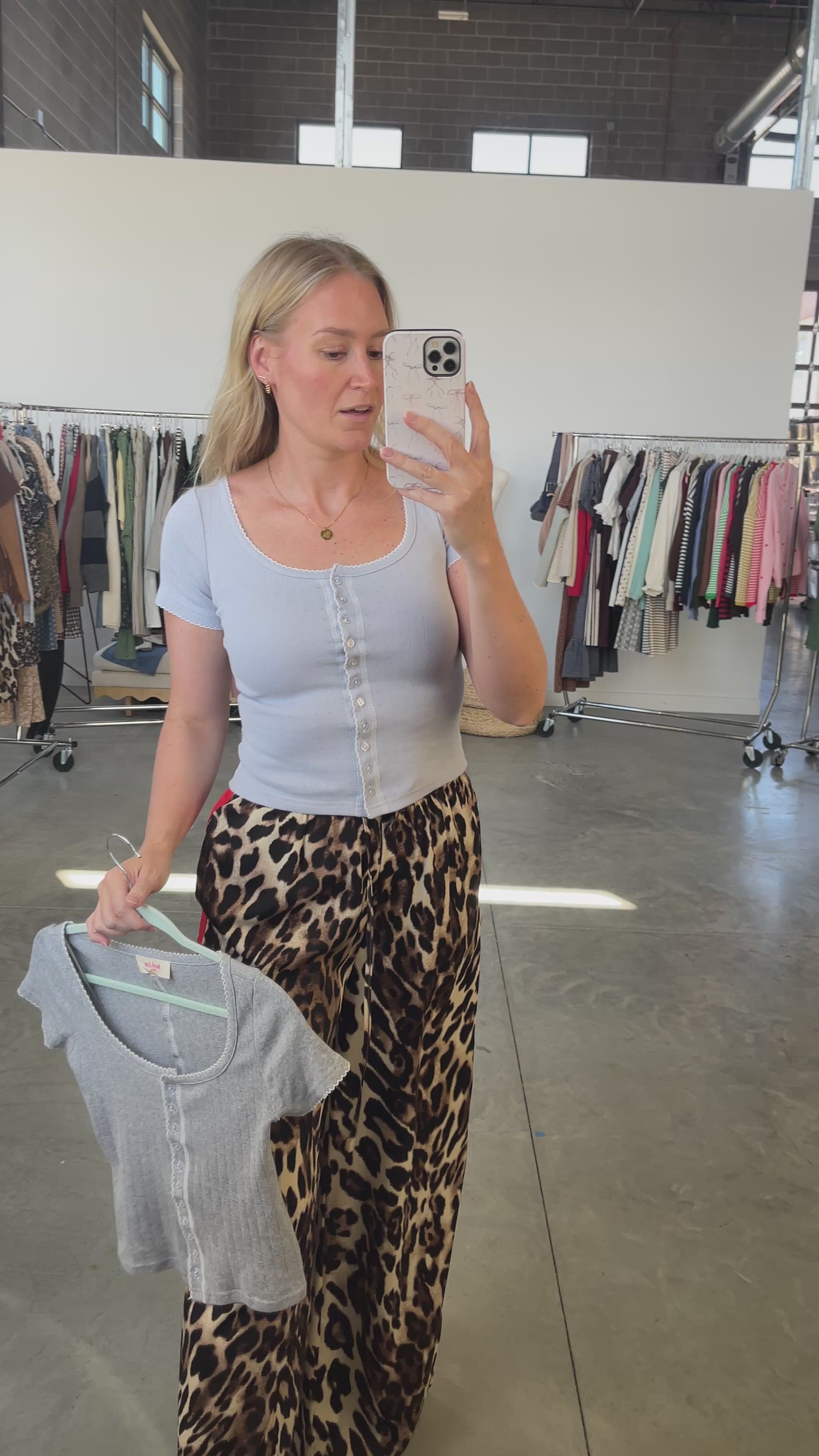 Millie Pointelle Top
