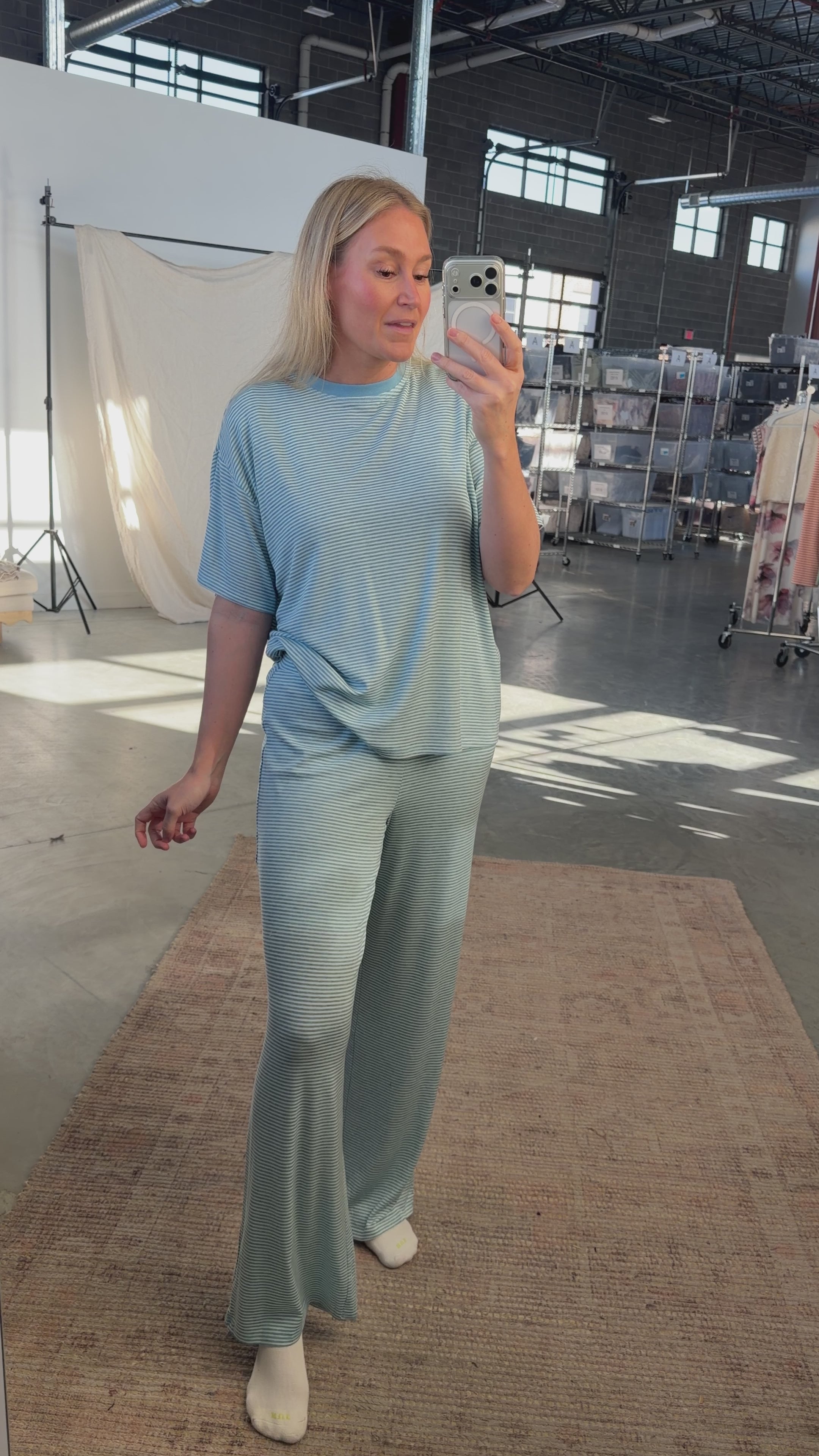Dreamy Days Stripe Ribbed Tee