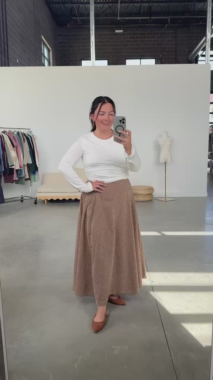 Phoenix Gingham Skirt