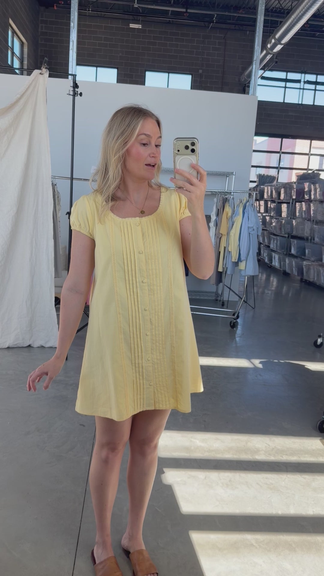 Lainey Butter Yellow Dress