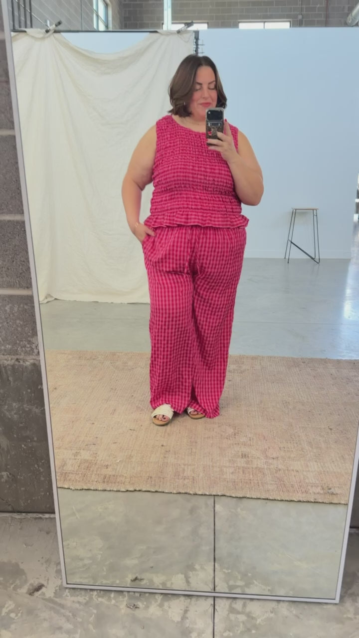 Savannah Gingham Pants