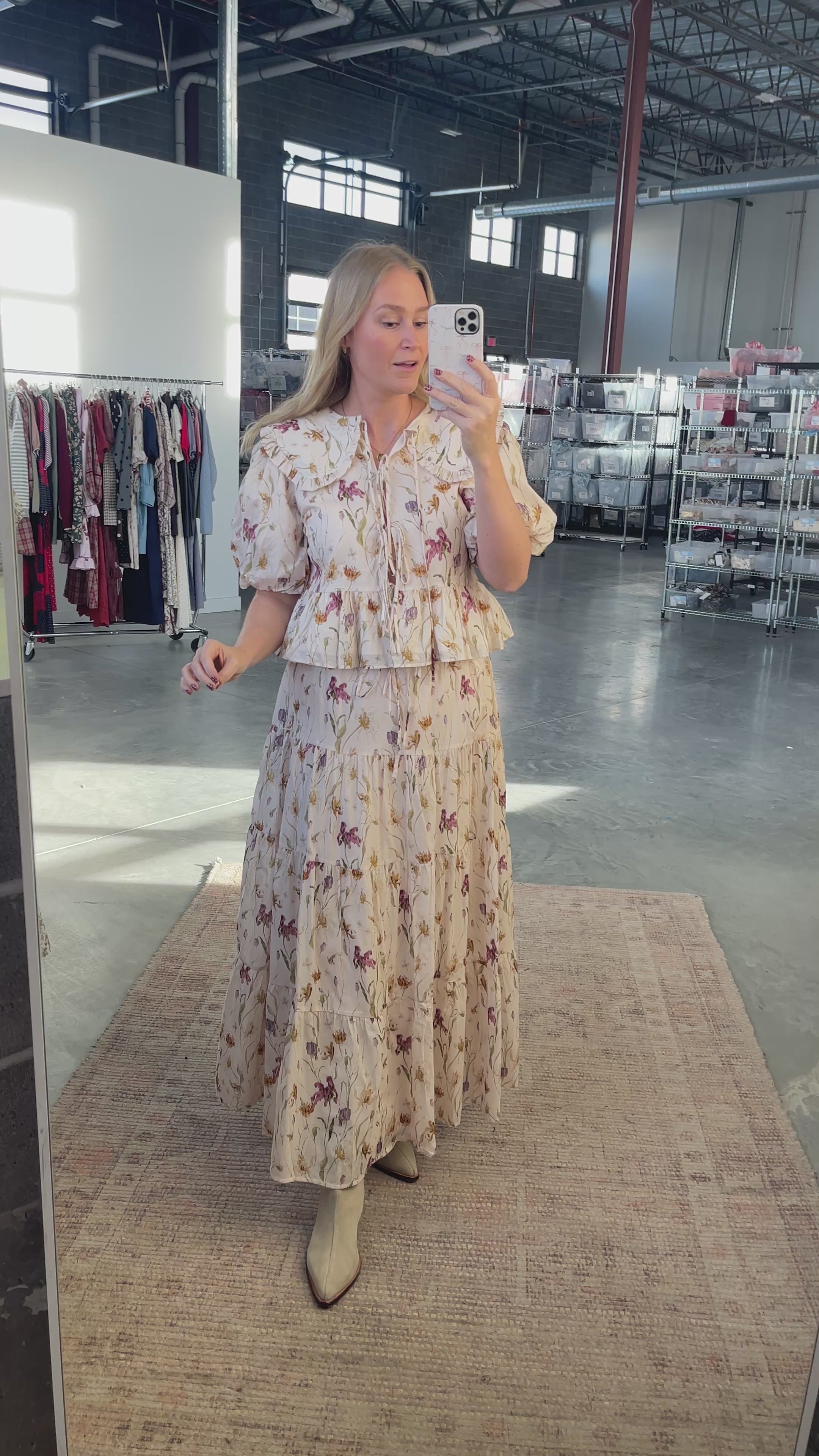 Rosemary Floral Maxi Skirt