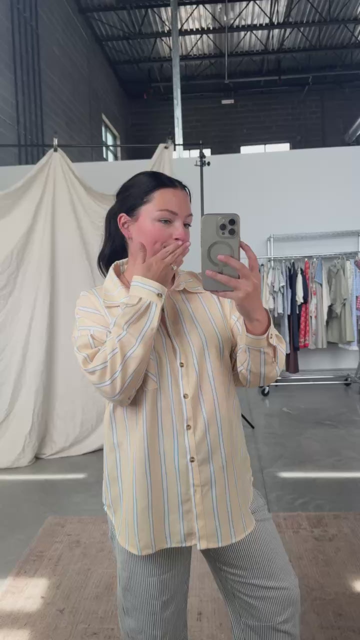 Brynn Stripe Button Down