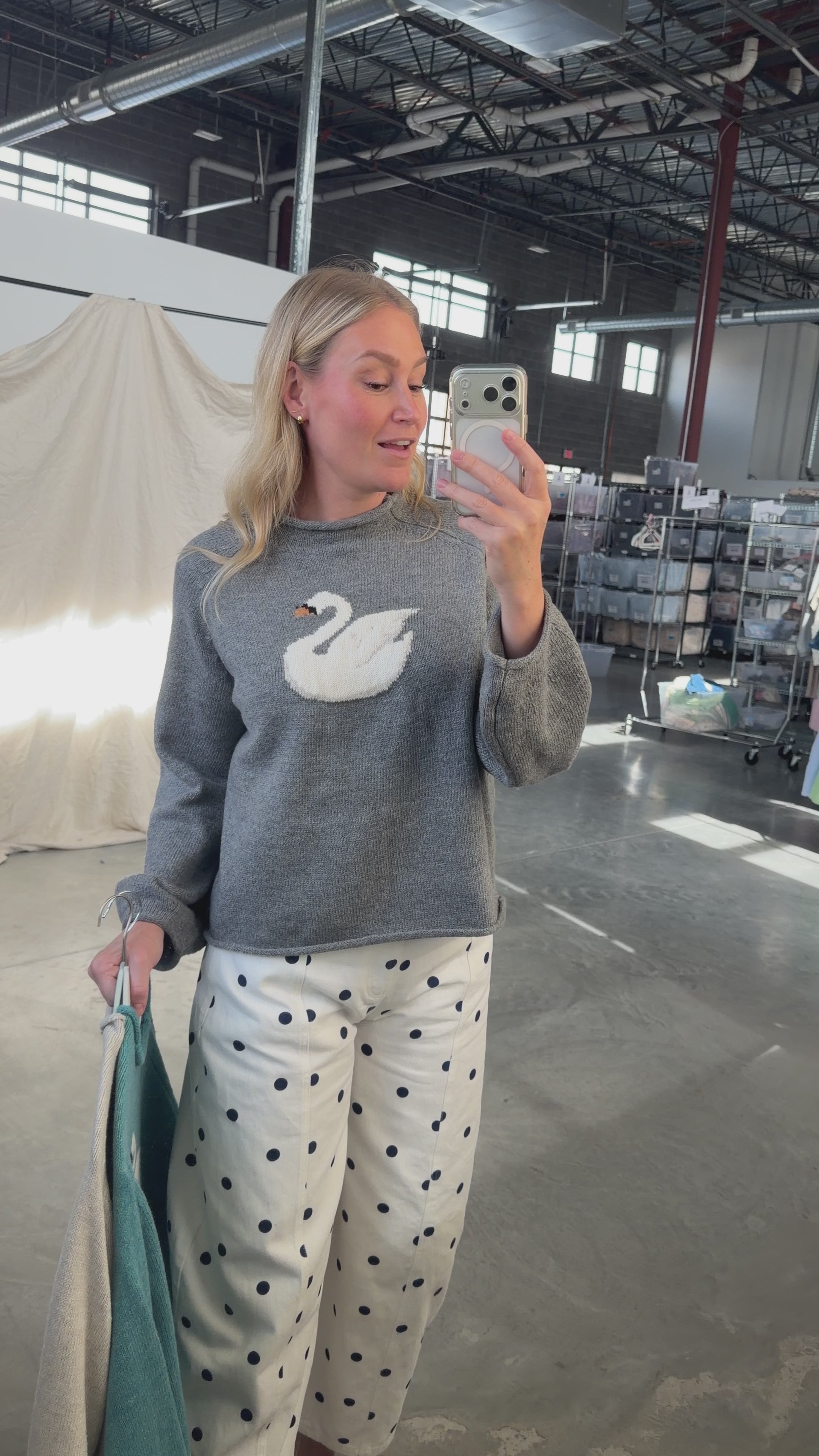 Swan Knit Sweater