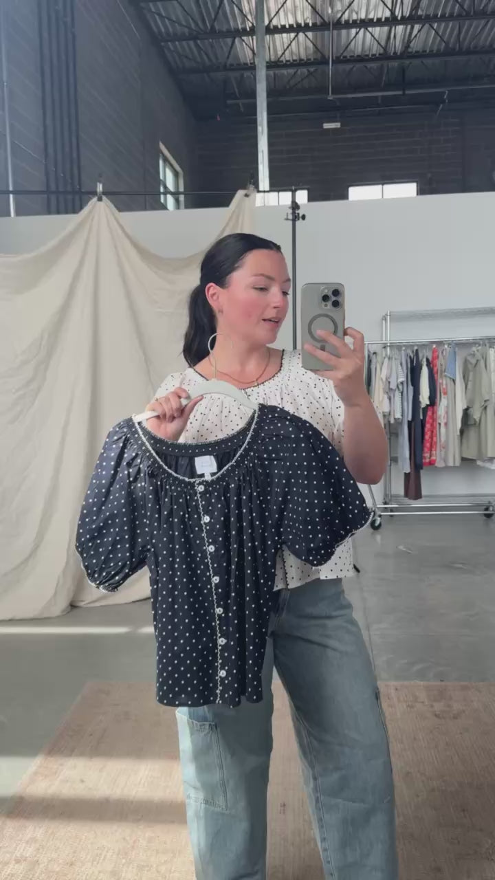 Polly Dot Blouse