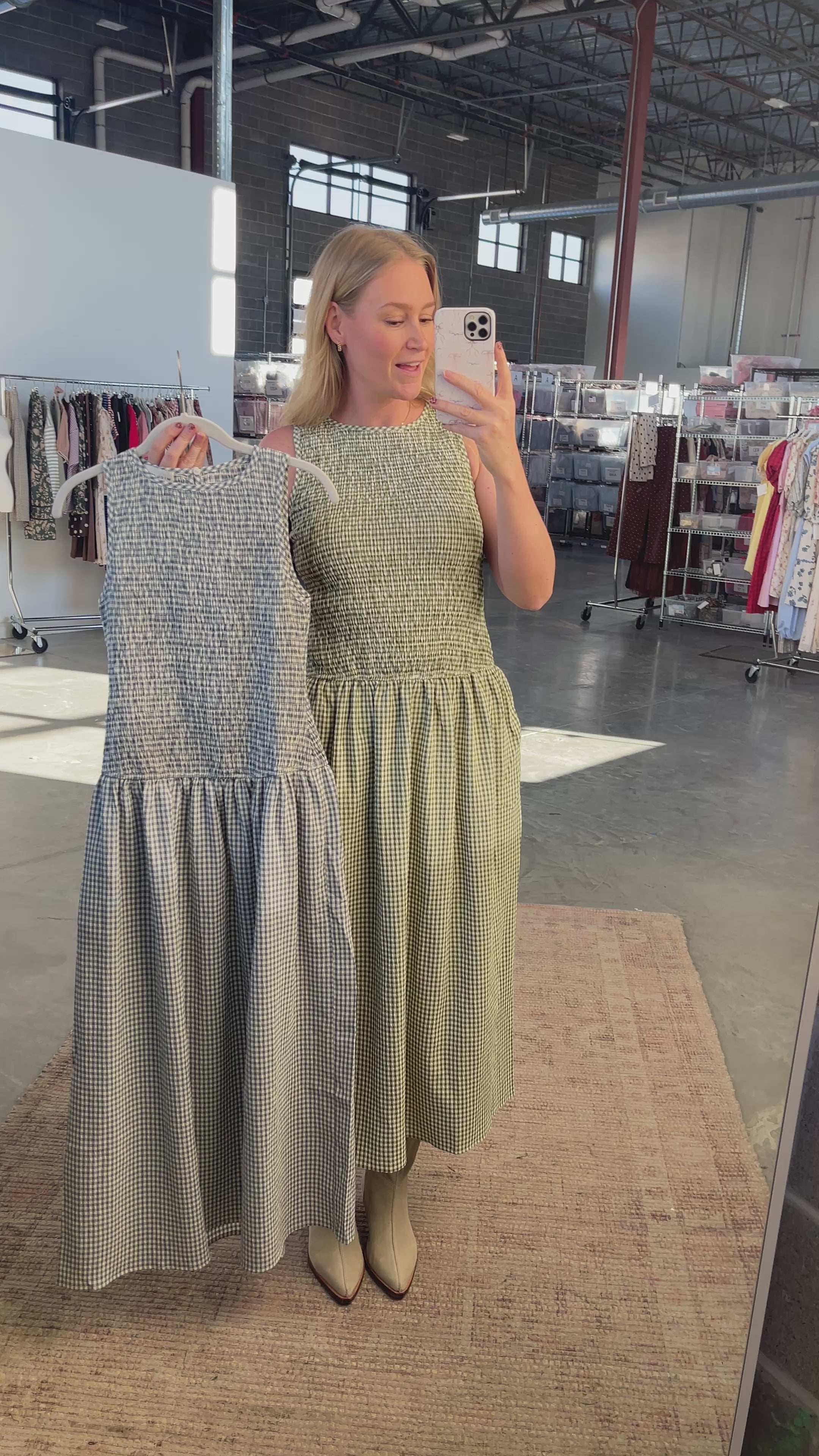 Annabelle Gingham Maxi