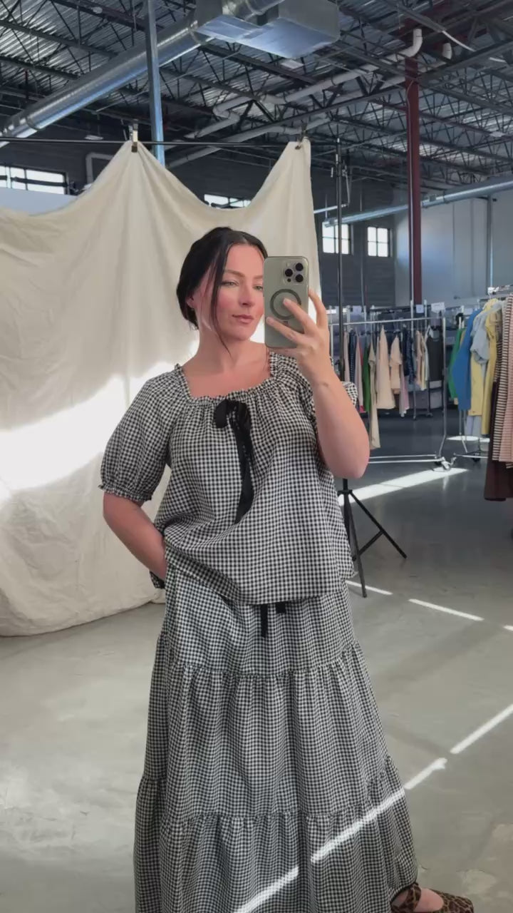 Emmaline Gingham Top