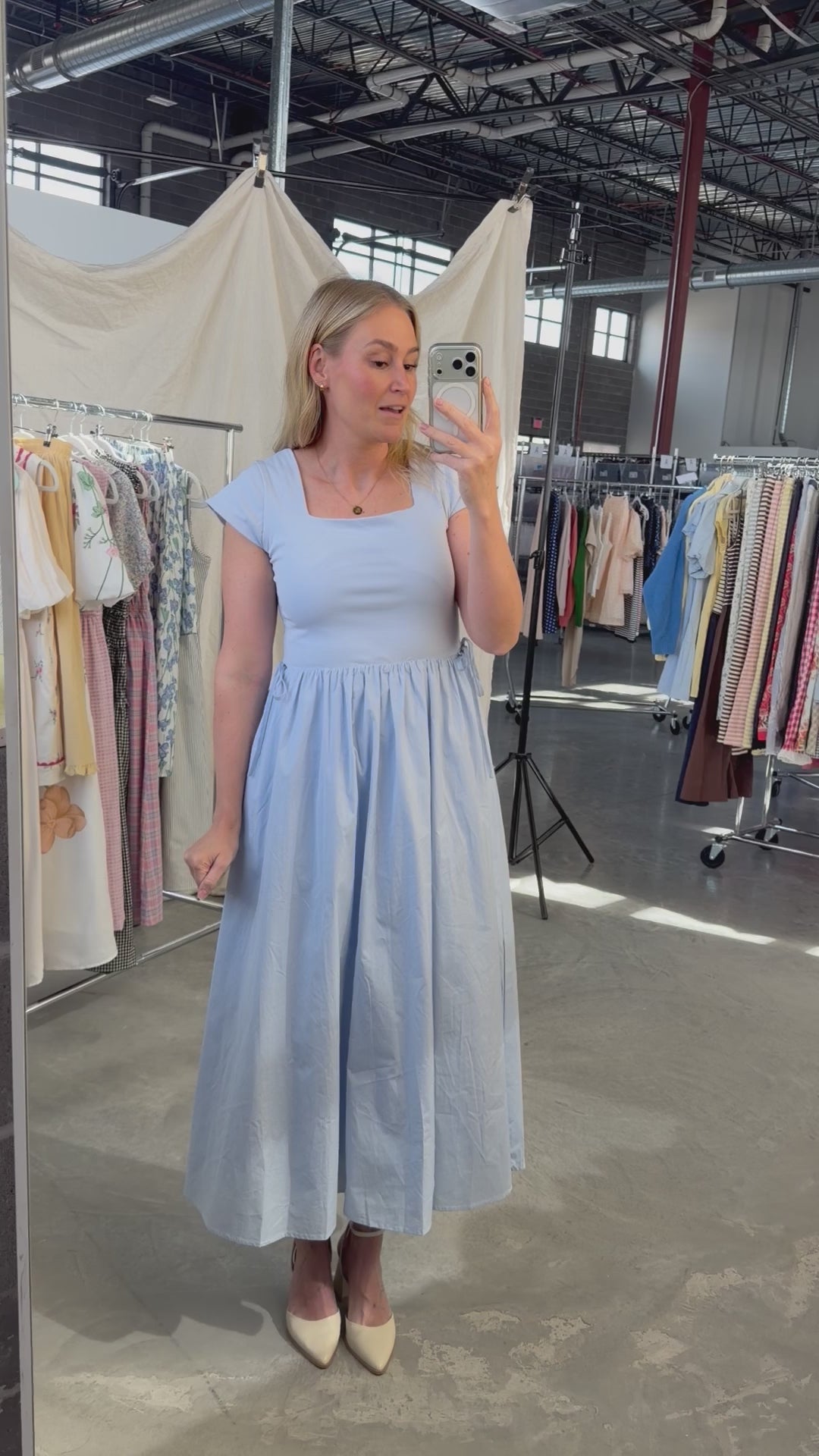 FINAL SALE - FLAWED - Forget Me Not Dress