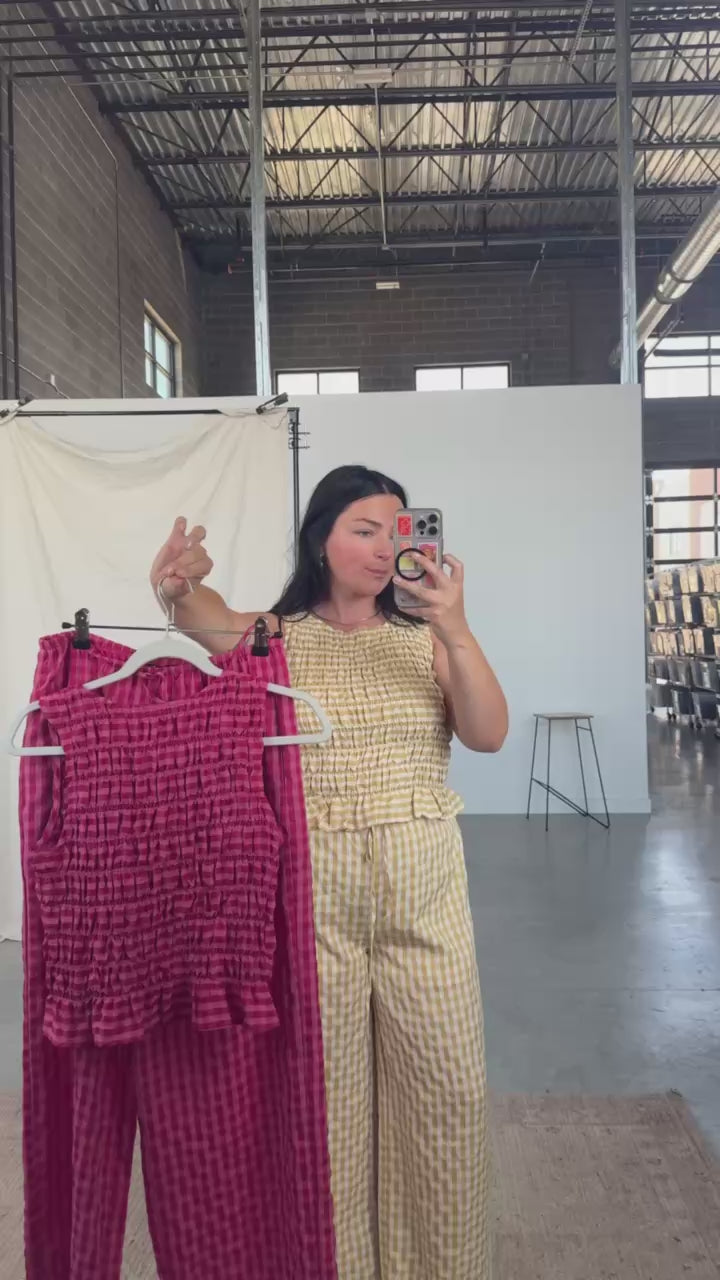 Savannah Gingham Tank