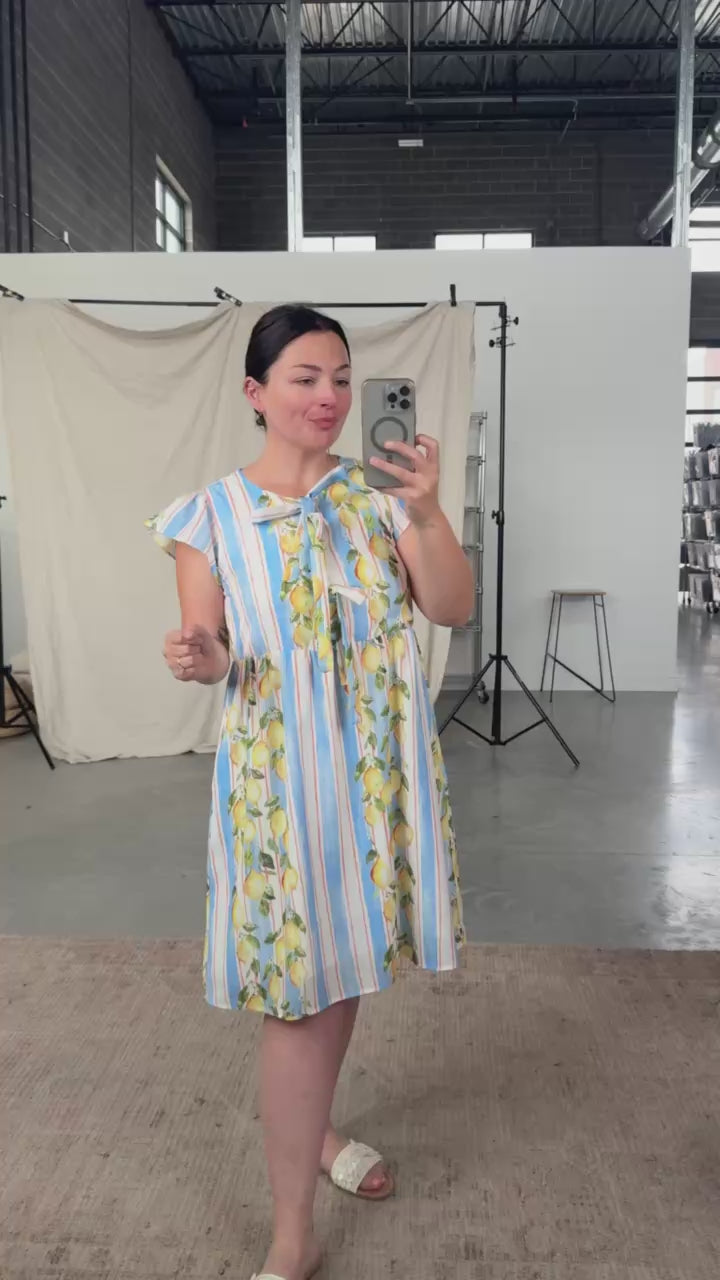 Citrus Stripe Dress