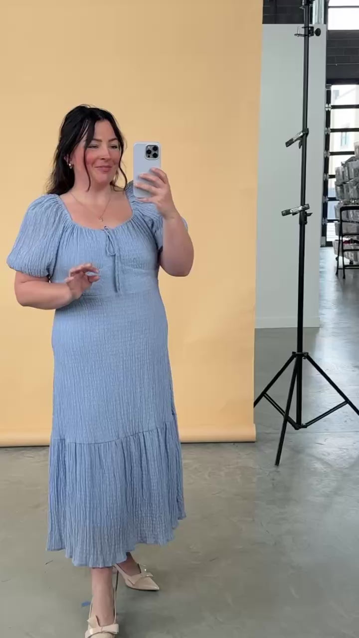 Sophia Midi in Blue