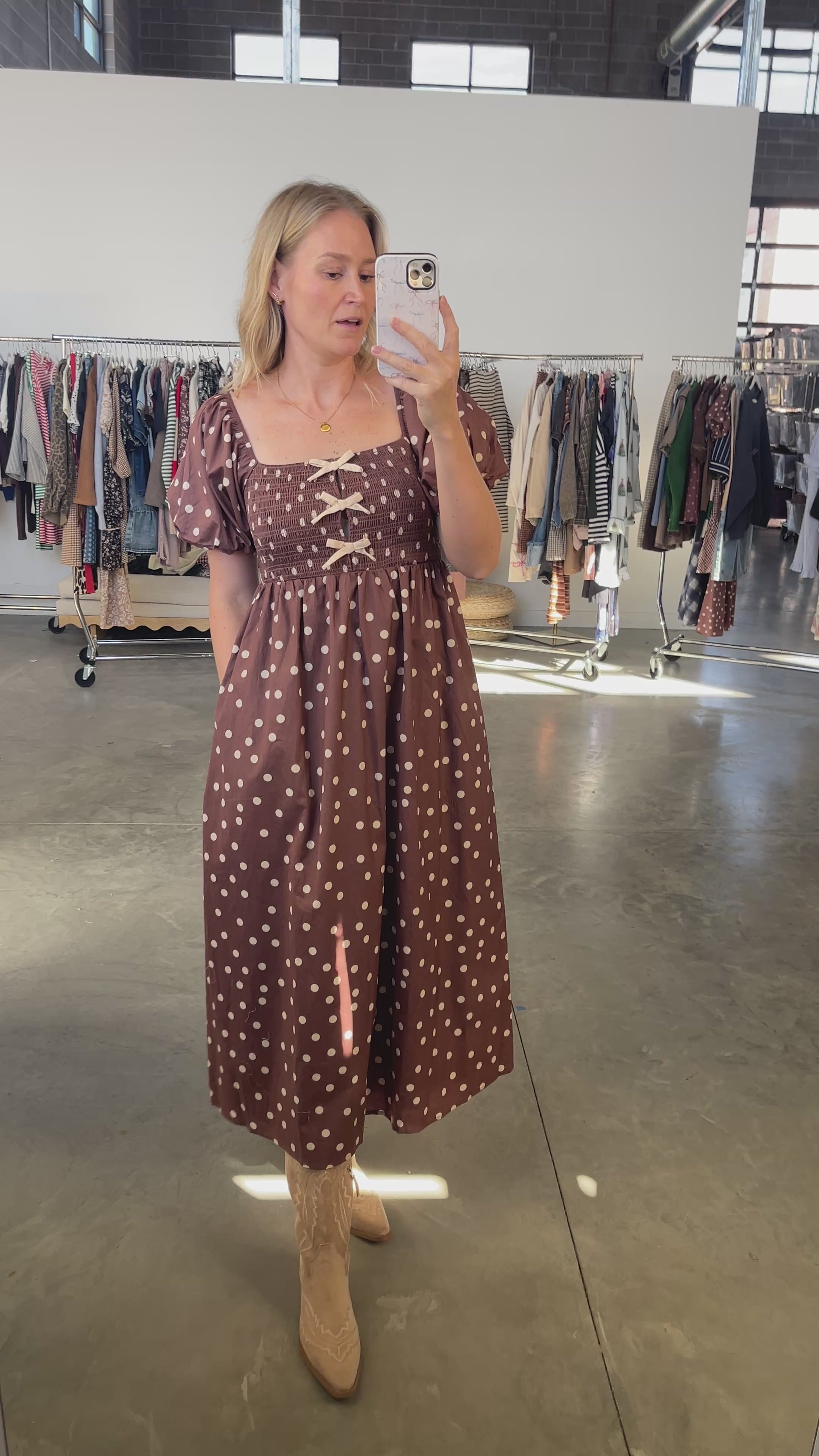 Cassandra Dot Dress