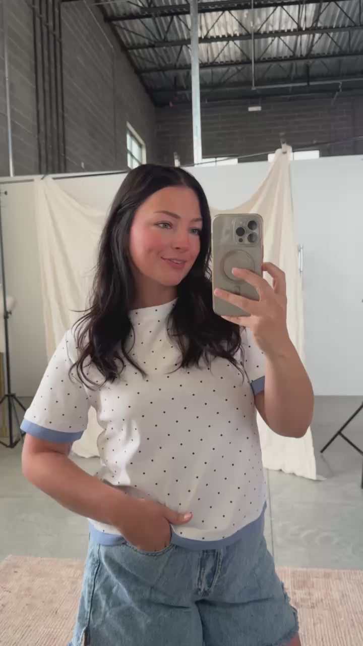 Kiki Polka Dot Tee