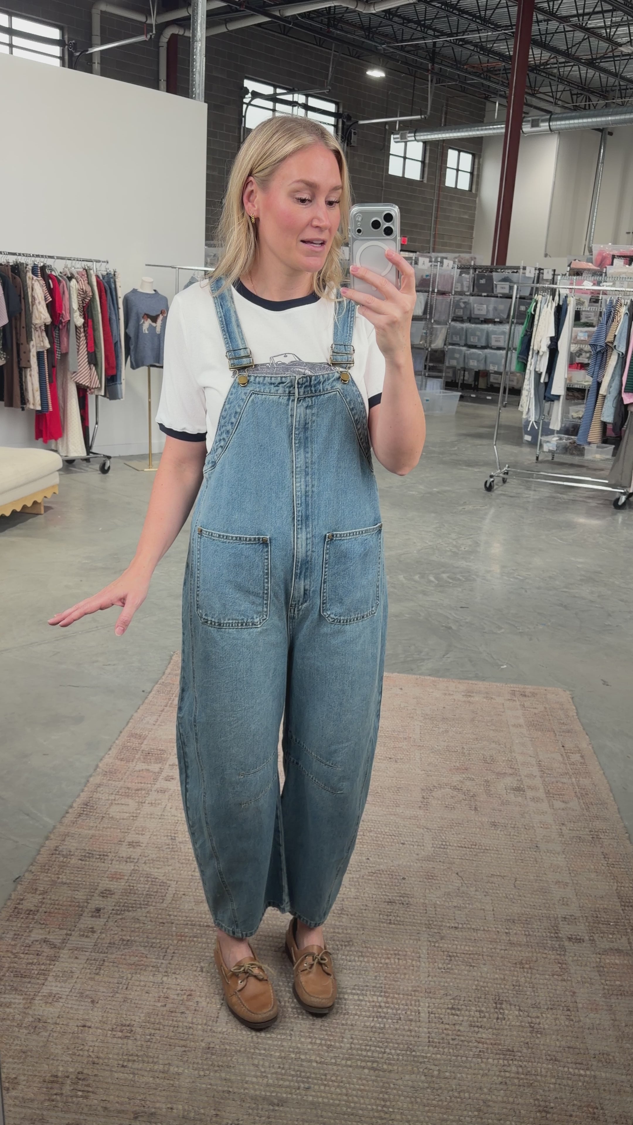 Junie Zip Front Denim Overalls – Henly