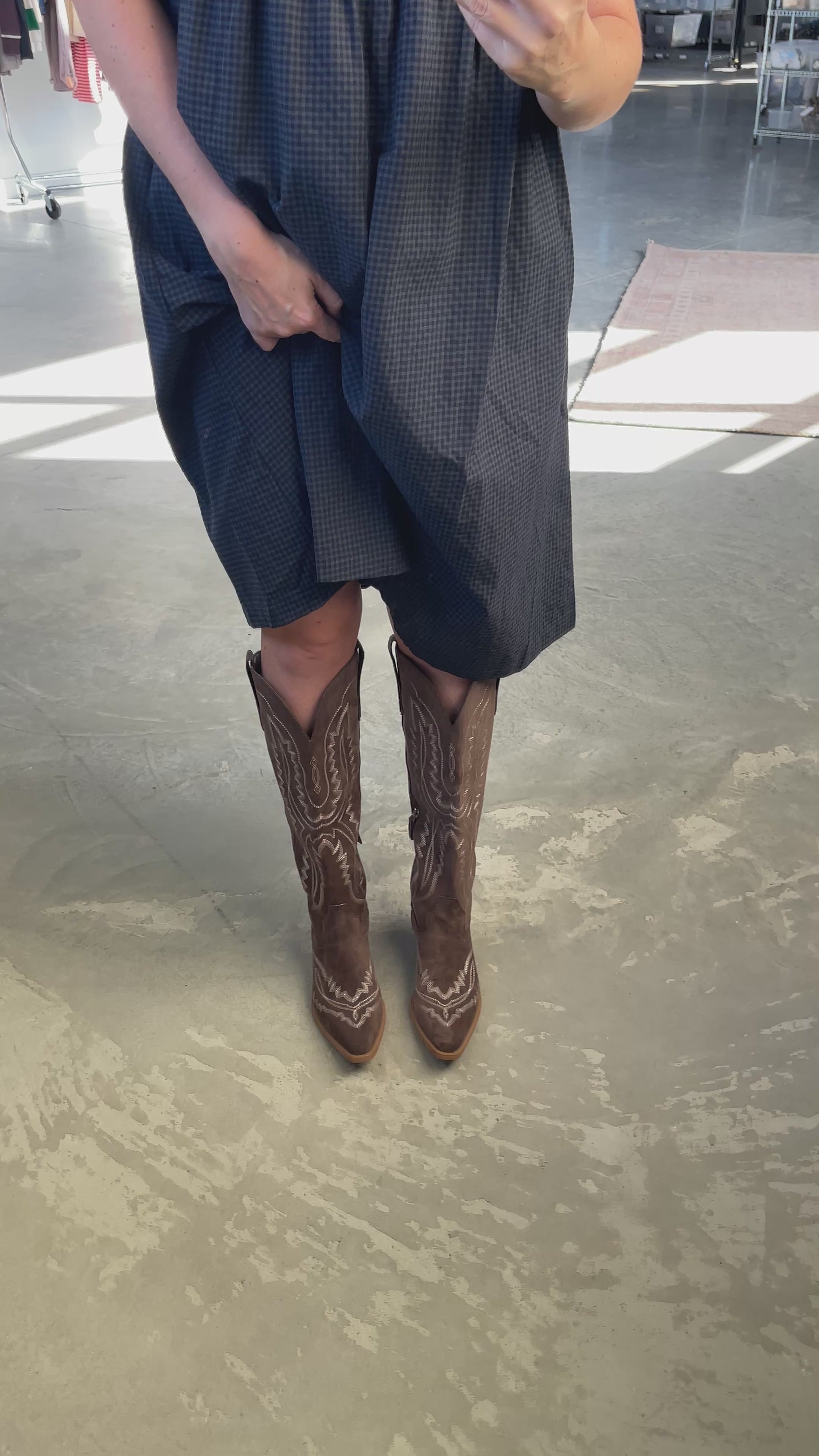 Tess Boots in Dark Chocolate