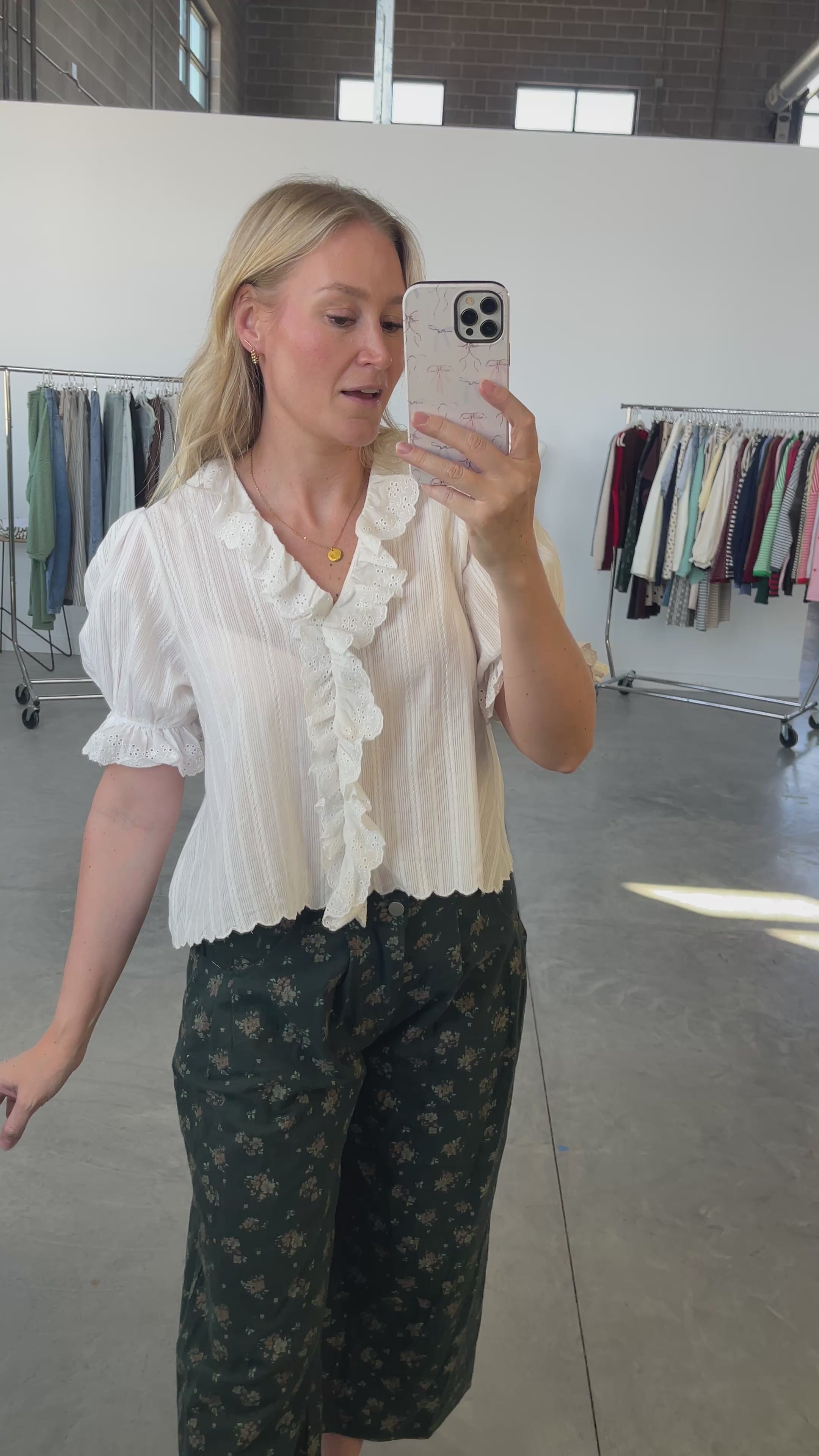 Sofia Blouse in White