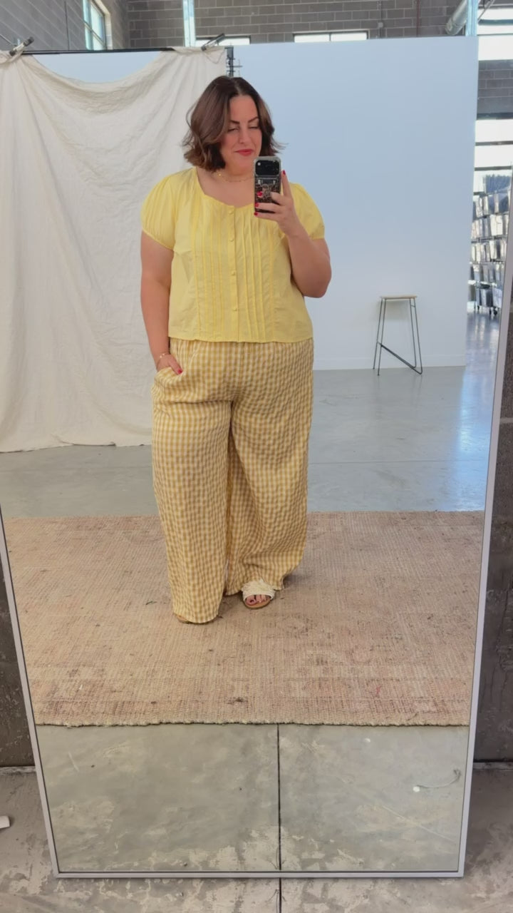 Lainey Butter Yellow Top