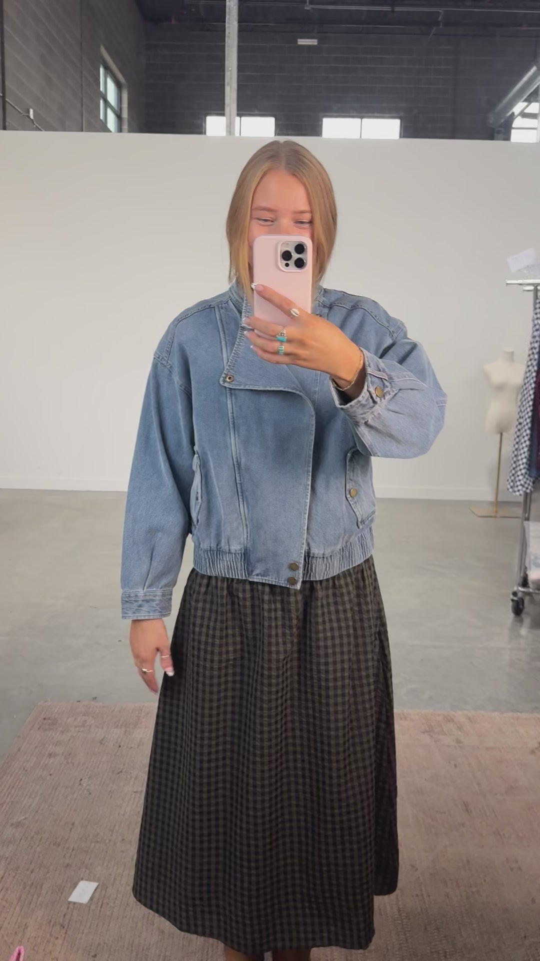 Denim Bomber Jacket