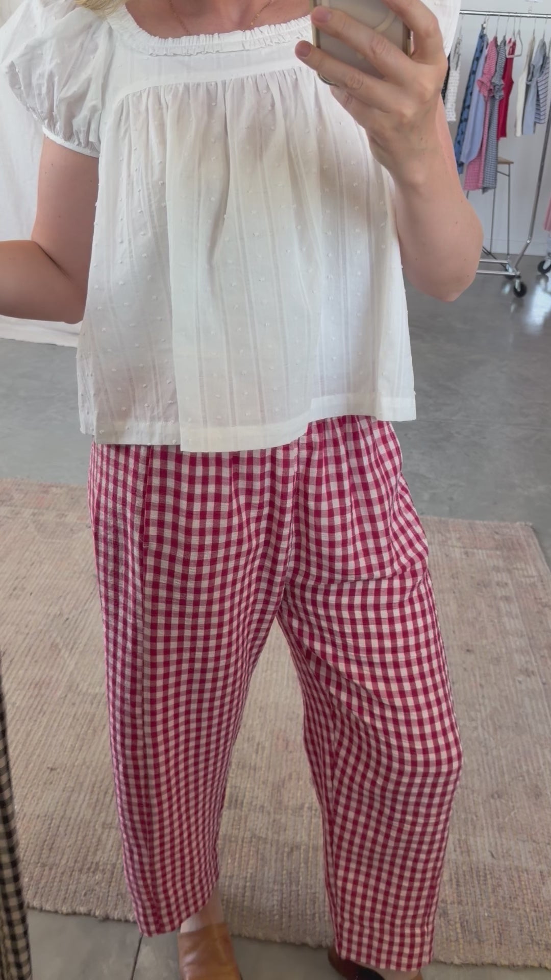 Roosevelt Gingham Pants