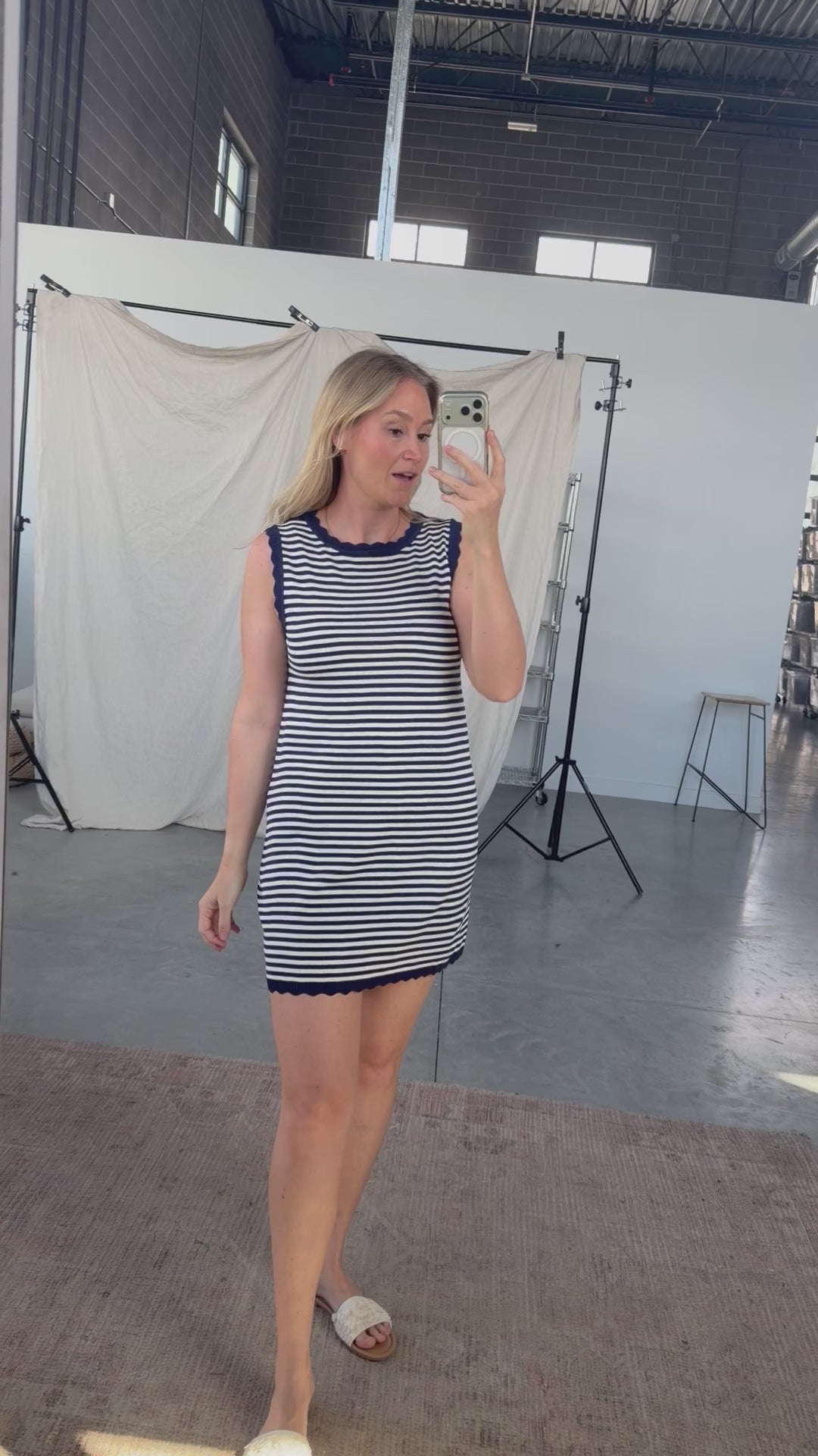 Hampton Knit Stripe Dress