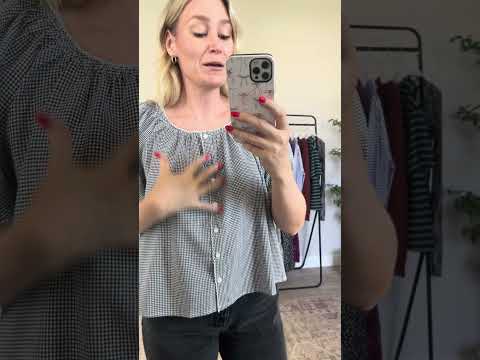 Eliza Gingham Blouse In Red