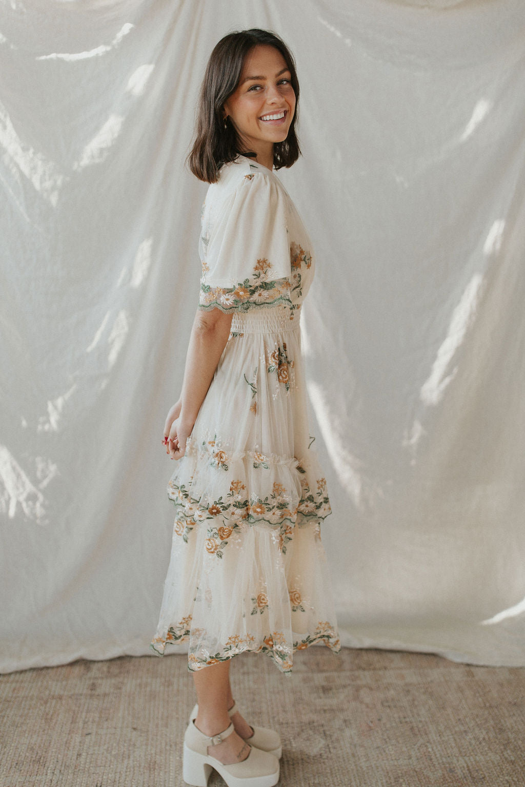 FINAL SALE - Lovers Lace Embroidered Dress