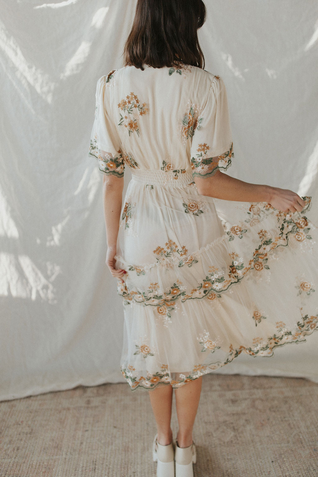 FINAL SALE - Lovers Lace Embroidered Dress