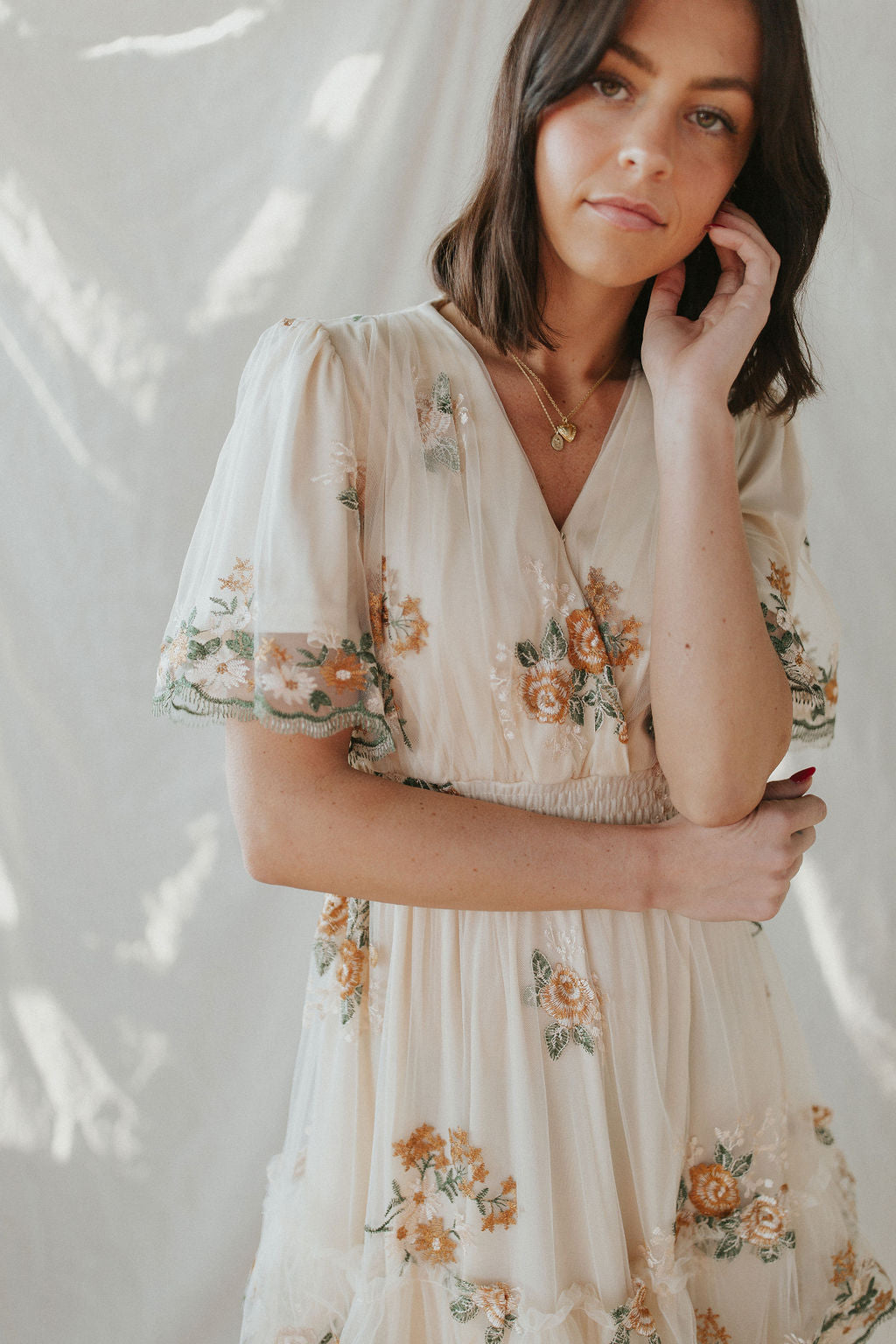 FINAL SALE - Lovers Lace Embroidered Dress